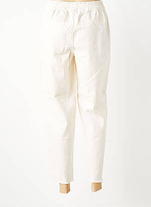 Pantalon chino taille normale taille normale beige PIECES femme