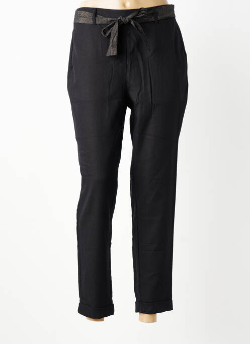Pantalon 7/8 taille élastique taille normale noir VERO MODA femme