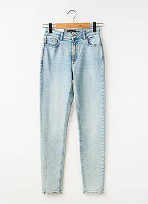 Jean coupe mom poches taille haute bleu PIECES femme