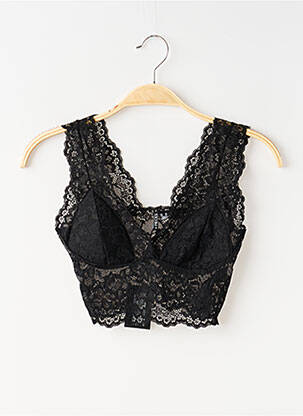 Soutien-gorge sans armature bralettes noir PIECES femme