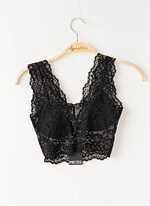 Soutien-gorge sans armature bralettes noir PIECES femme