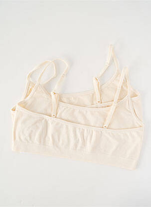 Soutien-gorge bretelle multi position brassieres beige PIECES femme
