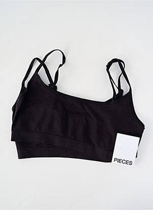 Soutien-gorge bretelle multi position brassieres noir PIECES femme