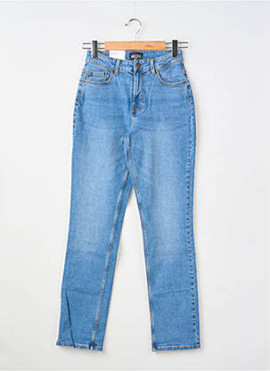 Jeans coupe droite taille haute taille haute bleu PIECES femme