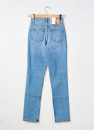 Jeans coupe droite taille haute taille haute bleu PIECES femme