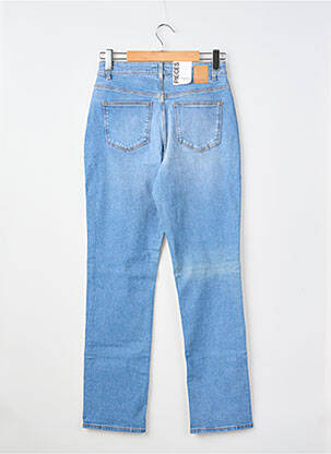 Jeans coupe droite taille haute taille haute bleu PIECES femme