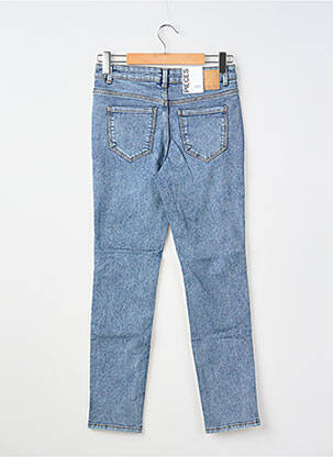 Jeans coupe slim stretch taille normale bleu PIECES femme