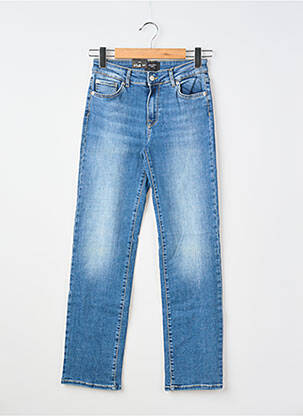 Jeans coupe droite stretch taille normale bleu VERO MODA femme