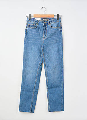 Jeans coupe droite taille haute taille haute bleu PIECES femme