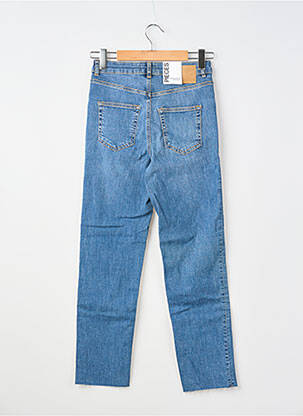 Jeans coupe droite taille haute taille haute bleu PIECES femme