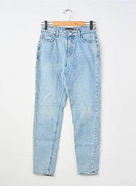 Jean coupe mom stretch taille haute bleu PIECES femme