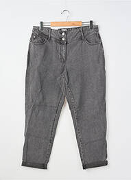 Jeans coupe droite stretch taille normale gris C'EST BEAU LA VIE femme