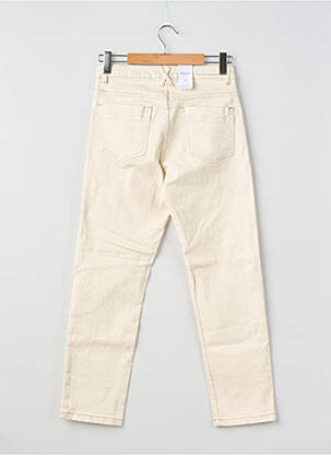 Jeans coupe droite stretch taille normale beige DEELUXE femme
