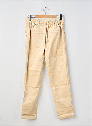 Pantalon chino fermeture zippée sous rabat boutonné taille normale beige ESPRIT DE LA MER femme