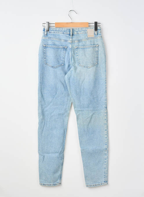 Jean coupe mom stretch taille haute bleu PIECES femme