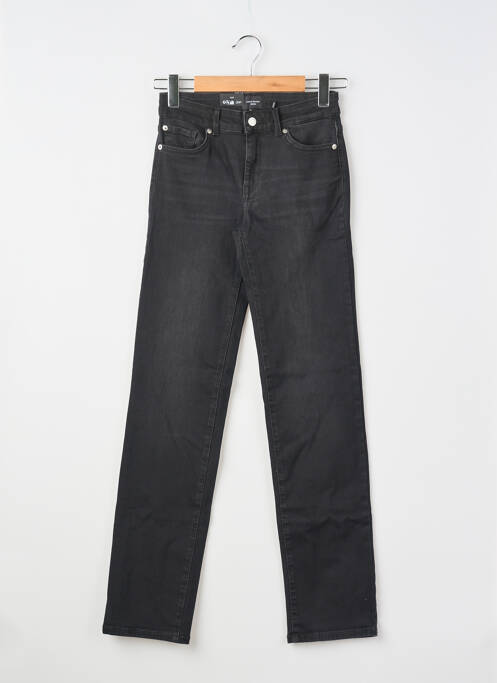 Jeans coupe droite stretch taille normale noir VERO MODA femme