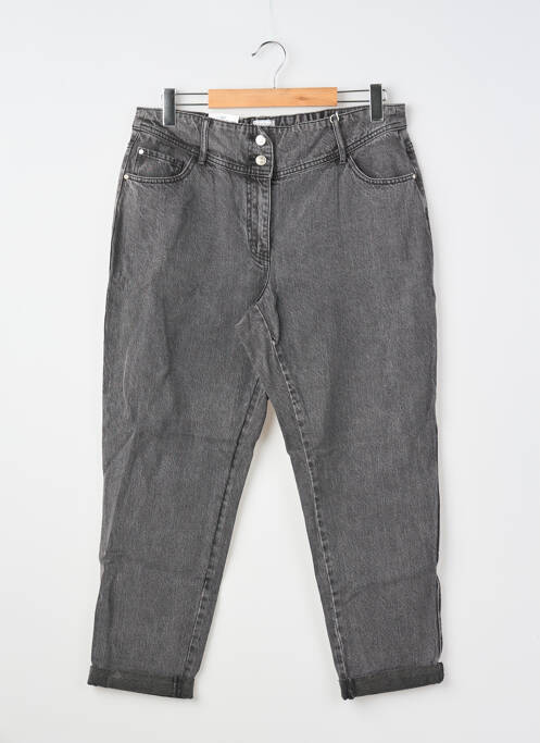 Jeans coupe droite stretch taille normale gris C'EST BEAU LA VIE femme