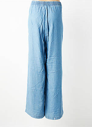 Pantalon droit tissage popeline taille normale bleu VERO MODA femme