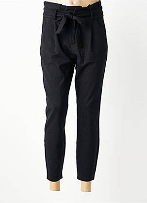 Pantalon 7/8 tissage popeline taille normale noir VERO MODA femme