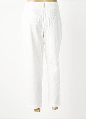 Pantalon 7/8 taille à pinces taille normale blanc VERO MODA femme
