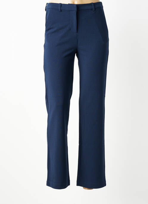 Pantalon droit stretch bleu VERO MODA femme