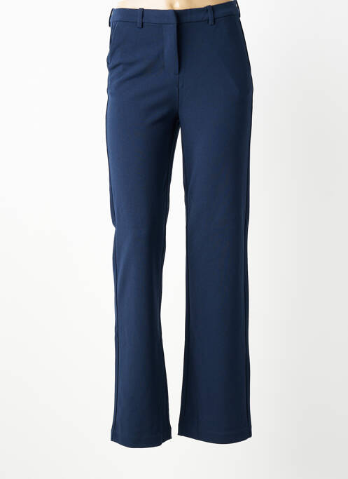 Pantalon droit stretch bleu VERO MODA femme