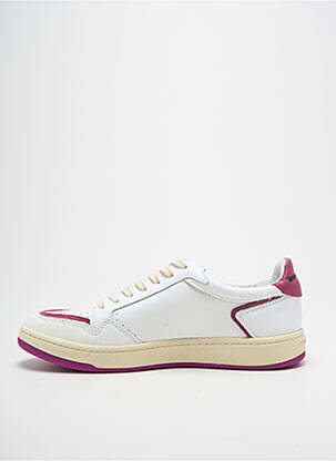 Baskets bout rond talon plat jusqu'à 3cm blanc PRO 01 JECT femme