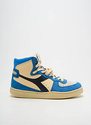 Baskets bout rond talon plat jusqu'à 3cm bleu DIADORA femme