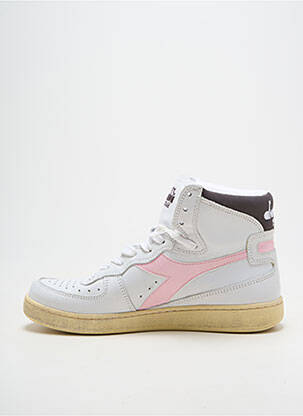 Baskets bout rond talon plat jusqu'à 3cm rose DIADORA femme