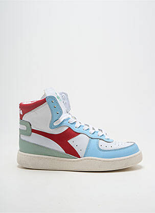 Baskets bout rond talon plat jusqu'à 3cm bleu DIADORA femme