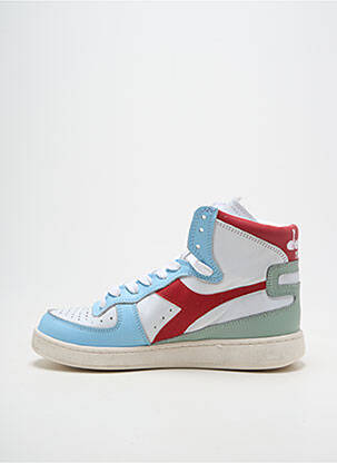 Baskets bout rond talon plat jusqu'à 3cm bleu DIADORA femme