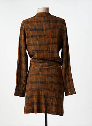 Robe courte manches longues manches longues marron VANESSA BRUNO femme