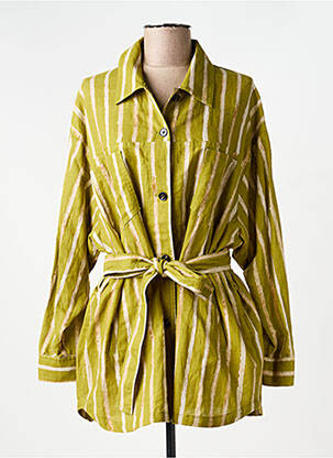 Veste casual poches vert HOD femme