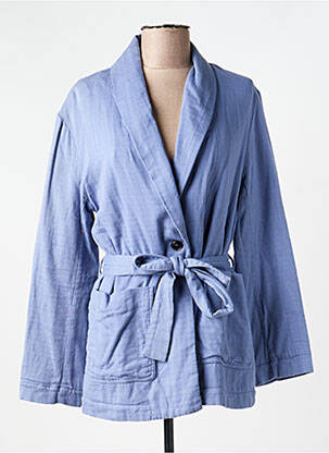 Veste kimono manches longues bleu XIRENA femme