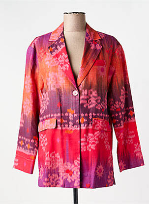 Blazer manches longues rouge HOD femme