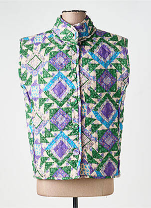 Veste casual coupe droite vert HOD femme
