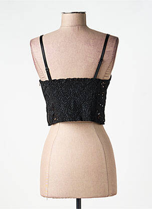 Top col v fines bretelles noir VANESSA BRUNO femme