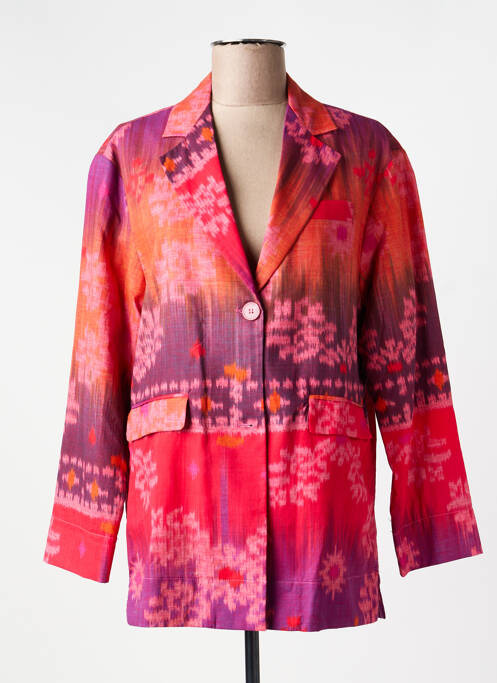 Blazer manches longues rouge HOD femme