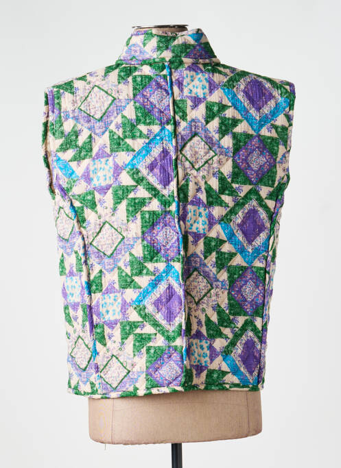 Veste casual coupe droite vert HOD femme