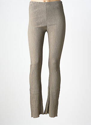 Pantalon slim taille élastique taille normale vert HUMANOID femme