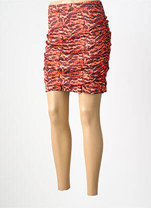 Jupe courte doublure rouge MODETROTTER femme