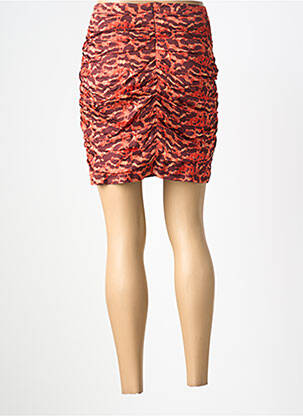 Jupe courte doublure rouge MODETROTTER femme