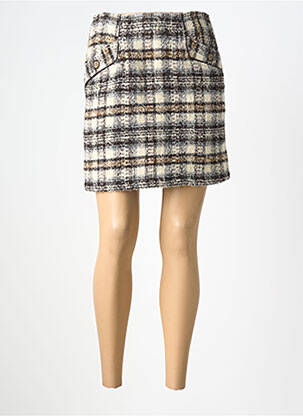 Jupe courte poches noir LOUIZON femme