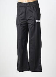 Pantalon large tissage popeline taille normale noir GAÏA GAÏA femme
