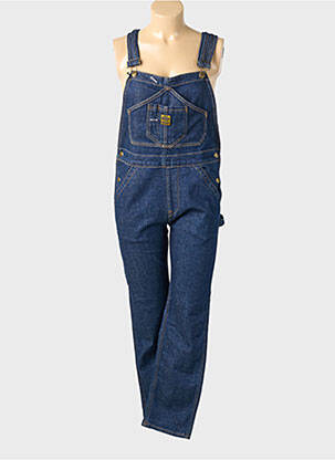 Salopette coupe droite fines bretelles bleu DEE CEE femme