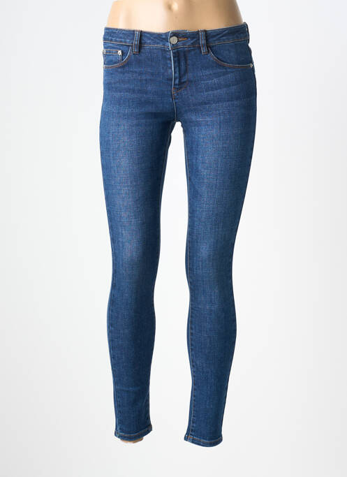 Jeans coupe slim stretch taille normale bleu LABDIP femme
