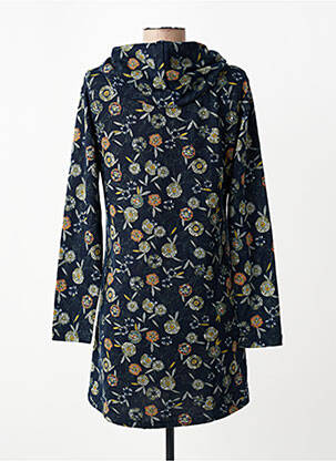 Robe pull manches longues manches longues bleu LILY & ME femme