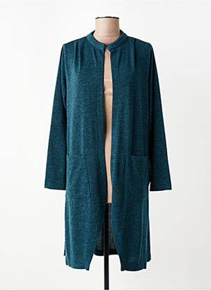 Gilet manches longues manches longues vert MALOKA femme
