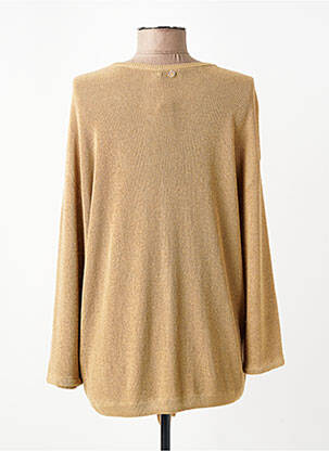 Gilet manches longues fermeture boutonnée sur le devant or YEST femme
