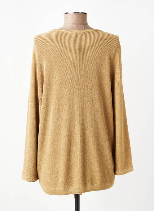 Gilet manches longues fermeture boutonnée sur le devant or YEST femme